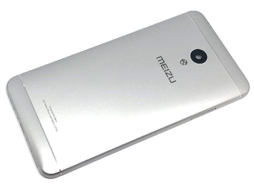 Задняя крышка Meizu M5s M612H (серебристая оригинал Китай) 142936 фото