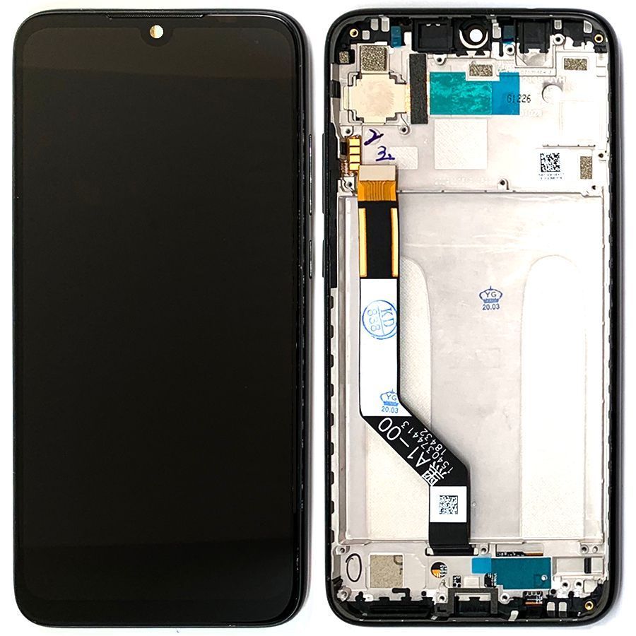 Дисплей Xiaomi Redmi Note 7, Note 7 Pro + тачскрин (с черной рамкой) 161854 фото