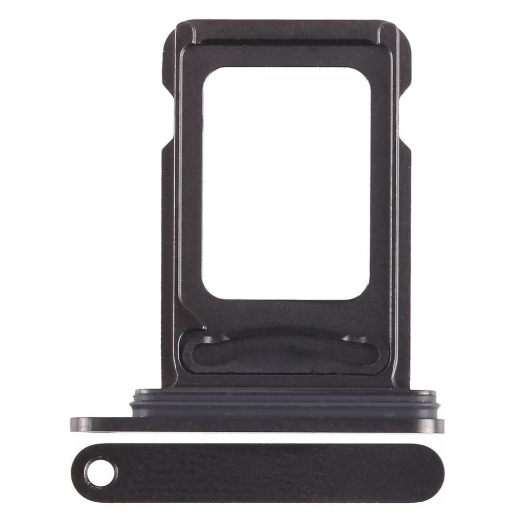 Тримач SIM карти Apple iPhone 15 Pro, 15 Pro Max (чорний на 2 SIM) 190522 фото