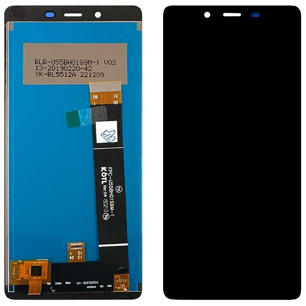 Дисплей Nokia 1 Plus TA-1130 + тачскрин (черный) 142818 фото