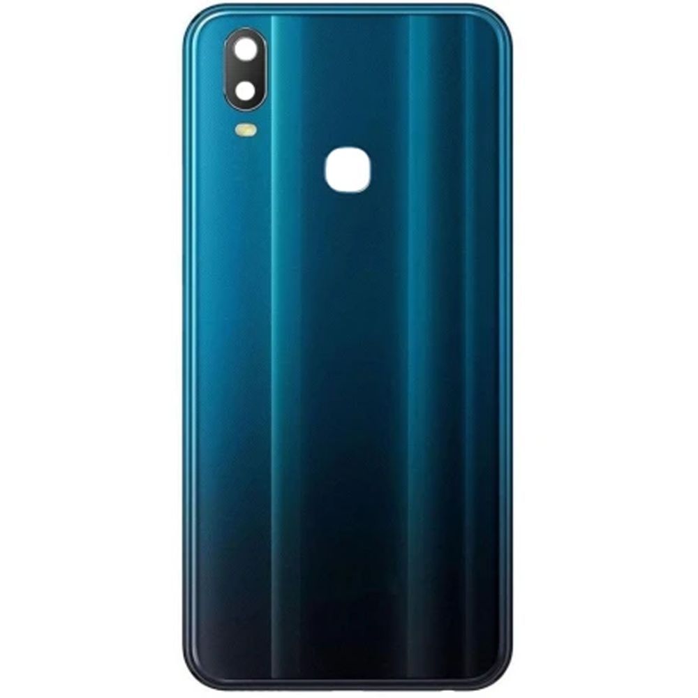 Задняя крышка Vivo Y11 2019 (синяя со стеклом камеры) 149676 фото