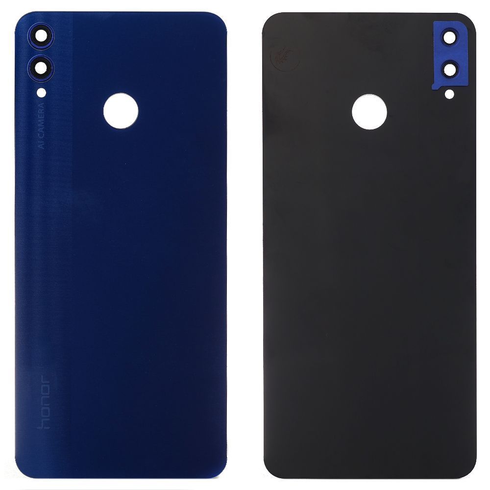 Задняя крышка Huawei Honor 8X JSN-L21 (синяя со стеклом камеры) 186920 фото