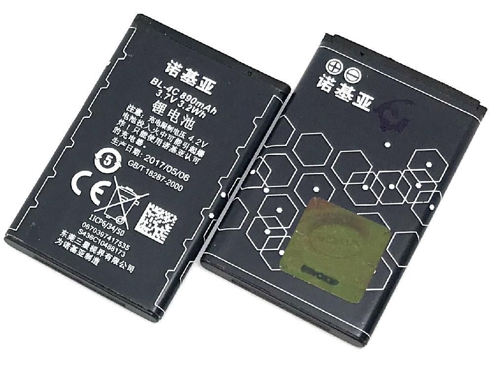Аккумулятор Nokia BL-4C оригинал Китай 890mAh 108 1202 1203 1661 2220s 2650 2652 2690 3500c 5100 5130 6100 6101 6133 6103 6125 6131 6136 6170 153638 фото