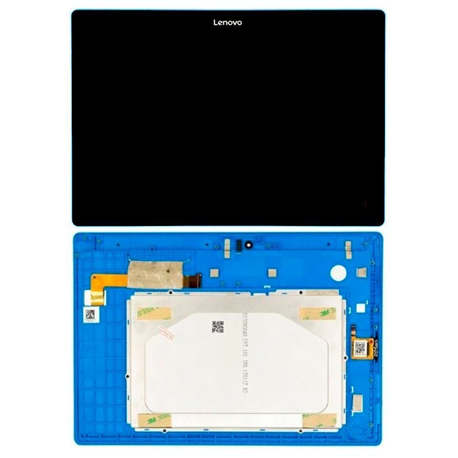 Дисплей Lenovo Tab 3 10" TB-X103F + тачскрин (черный в синей рамке) 161809 фото