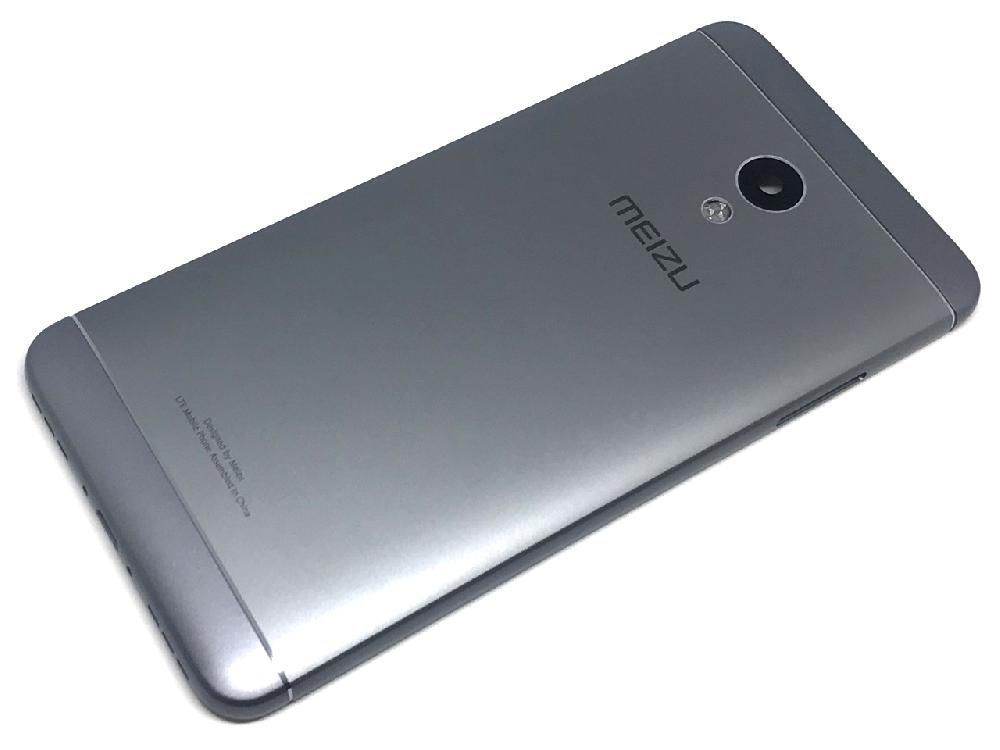 Задняя крышка Meizu M5s M612H (серая со стеклом камеры) 142940 фото