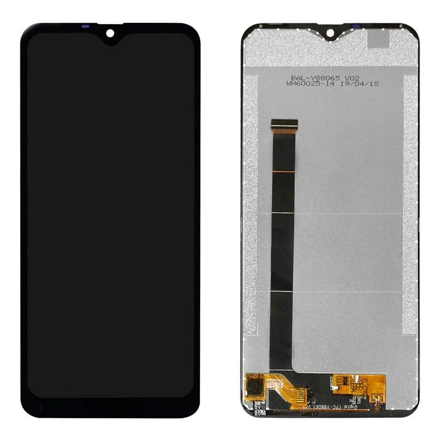Дисплей Ulefone Note 7, Note 7P, S11 + тачскрин (черный оригинал 100%) 163170 фото
