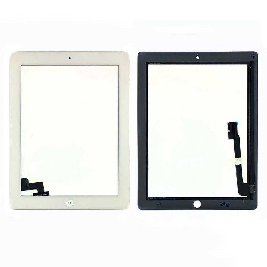 Тачскрин Apple iPad 2 A1395 A1396 A1397 (белый оригинал Китай с кнопкой) 152905 фото
