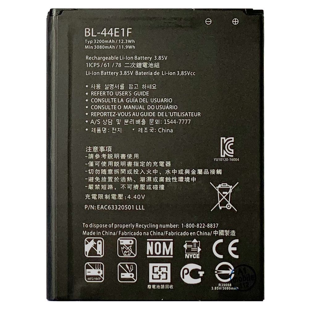 Аккумулятор LG BL-44E1F V20 (оригинал Китай 3080 mAh) 153997 фото