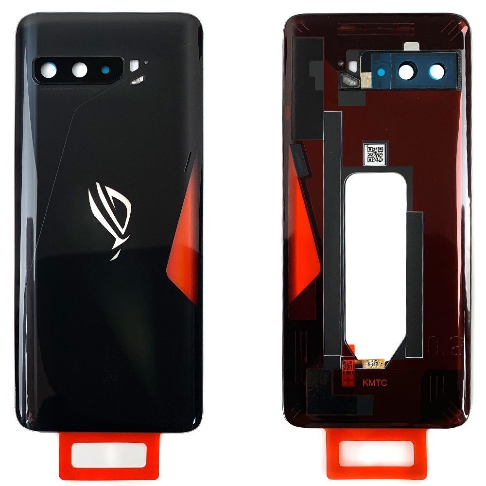 Задняя крышка Asus ROG Phone 3 ZS661KS (черная оригинал 100% со стеклом камеры) 157821 фото