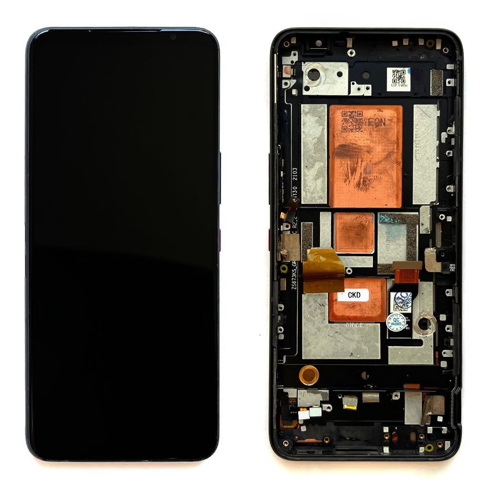 Дисплей Asus ROG Phone 5 ZS673KS + тачскрин с рамкой (оригинал Китай) 156275 фото