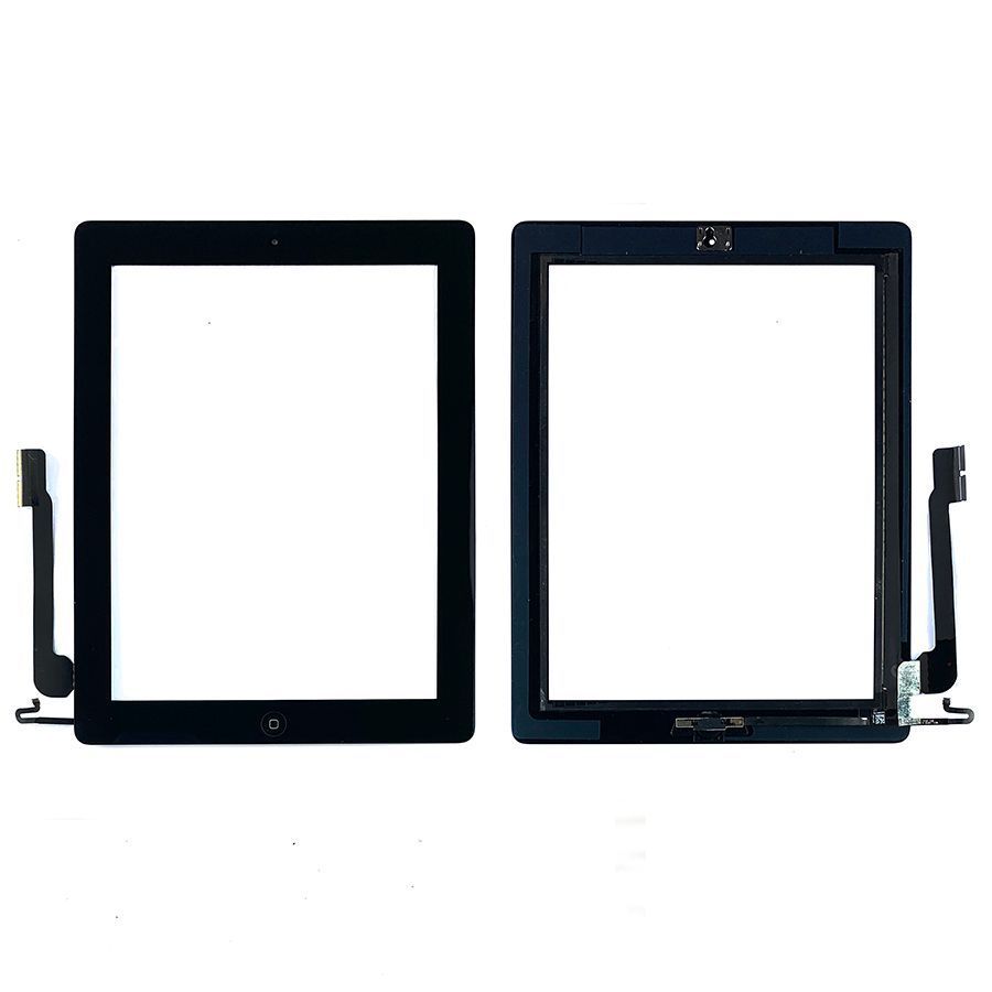 Тачскрин Apple iPad 3, iPad 4 (для iPad 4 черный оригинал Китай с кнопкой Home) 152912 фото