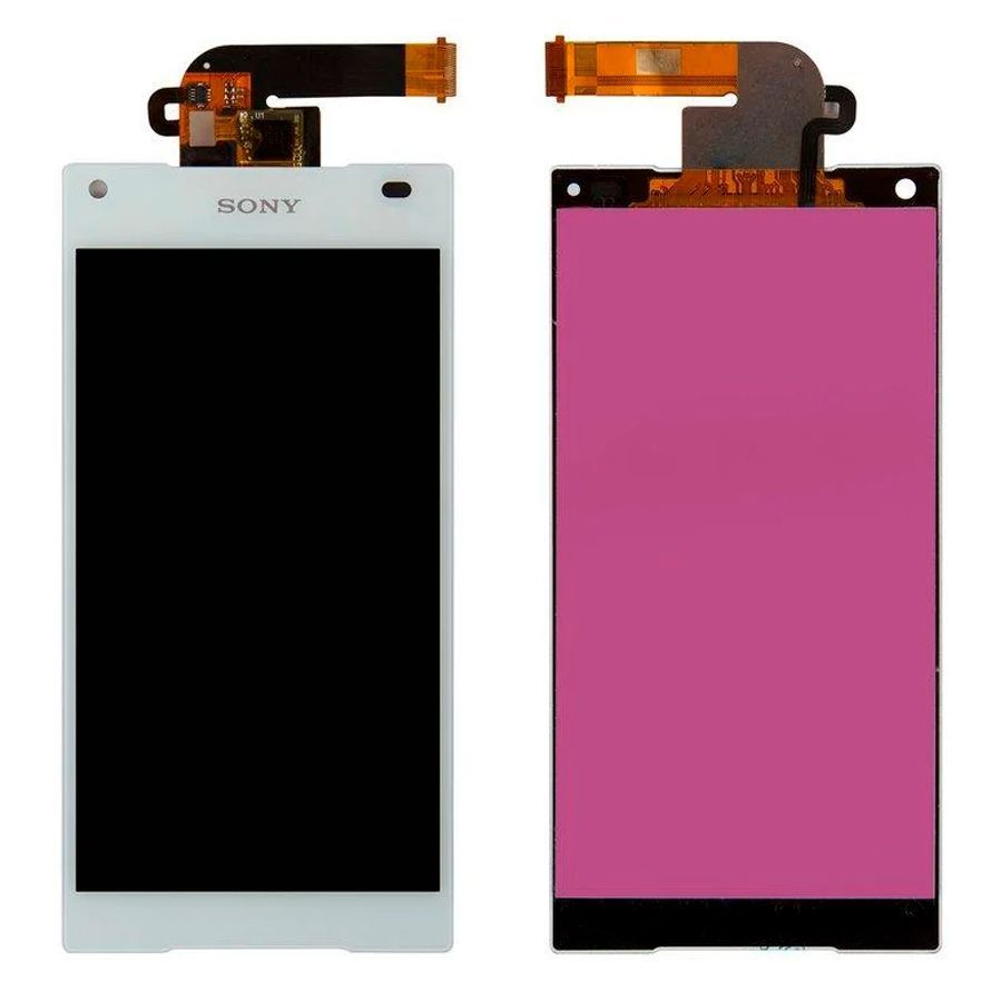 Дисплей Sony Xperia Z5 Compact E5803 E5823 + тачскрин (белый оригинал Китай) 152744 фото