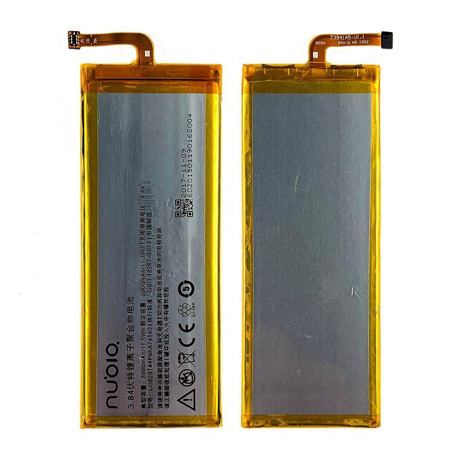Аккумулятор ZTE Li3829T44P6hA74140 Nubia Z9 оригинал Китай 2850 mAh 144467 фото