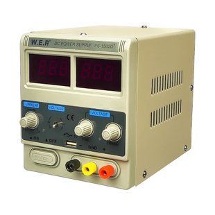 Блок питания лабораторный WEP PS-1502D+ USB, 15V, 2A, трансформаторный, цифровая индикация 187635 фото