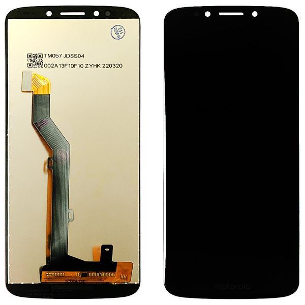 Дисплей Motorola Moto G6 Play XT1922 E5 XT1944 XT1920 з тачскріном (чорний 153 мм Американська версія) 151565 фото