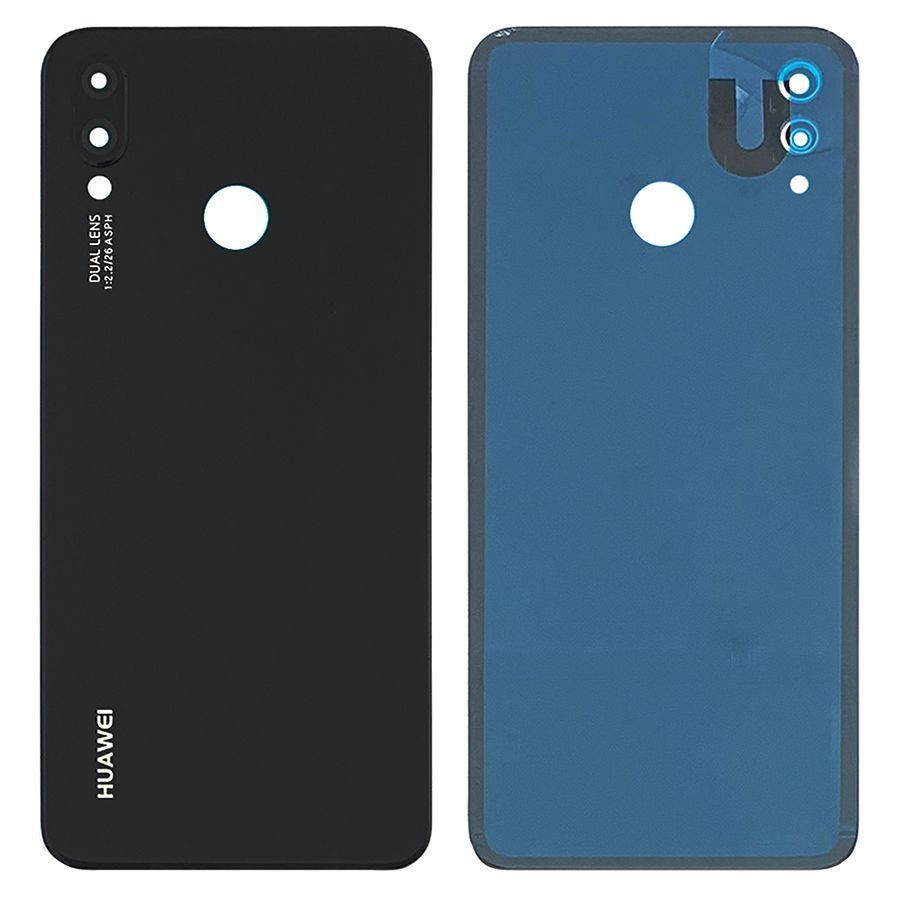Задняя крышка Huawei P Smart Plus INE-LX1, Nova 3i (черная оригинал Китай со стеклом камеры) 154623 фото