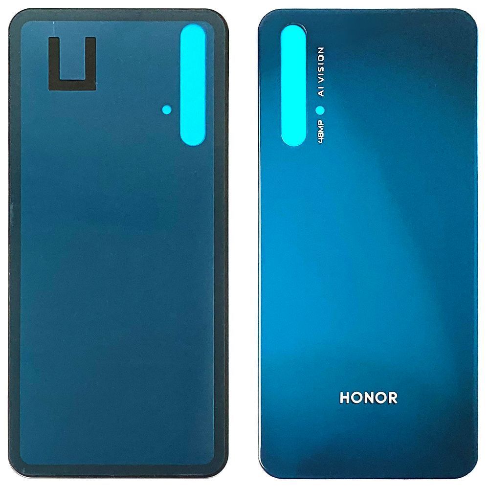 Задняя крышка Huawei Honor 20 YAL-L21, YAL-AL00, совм. Nova 5T (синяя, Phantom Blue оригинал Китай) 163803 фото
