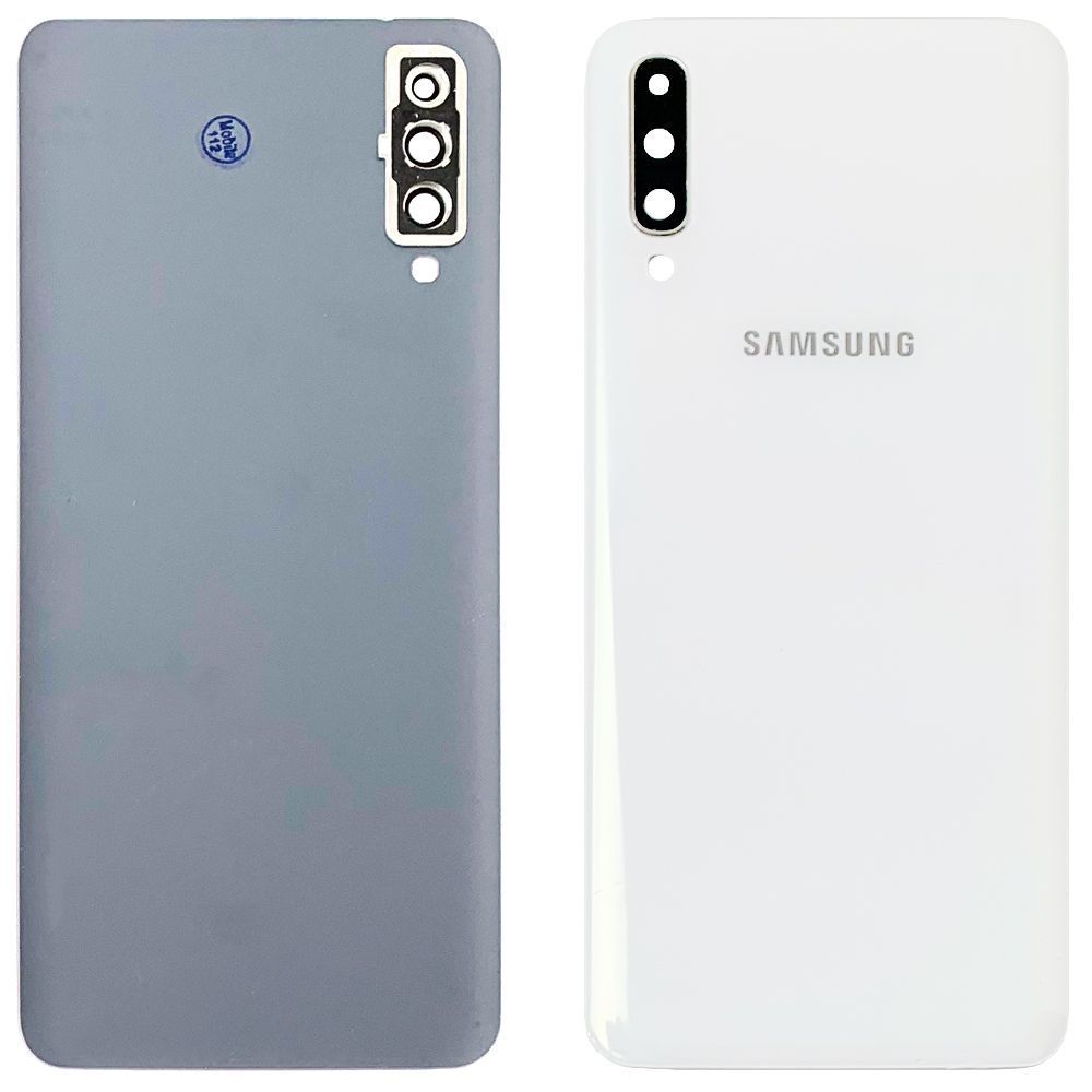 Задняя крышка Samsung Galaxy A70 2019 A705F (белая оригинал Китай со стеклом камеры) 144714 фото