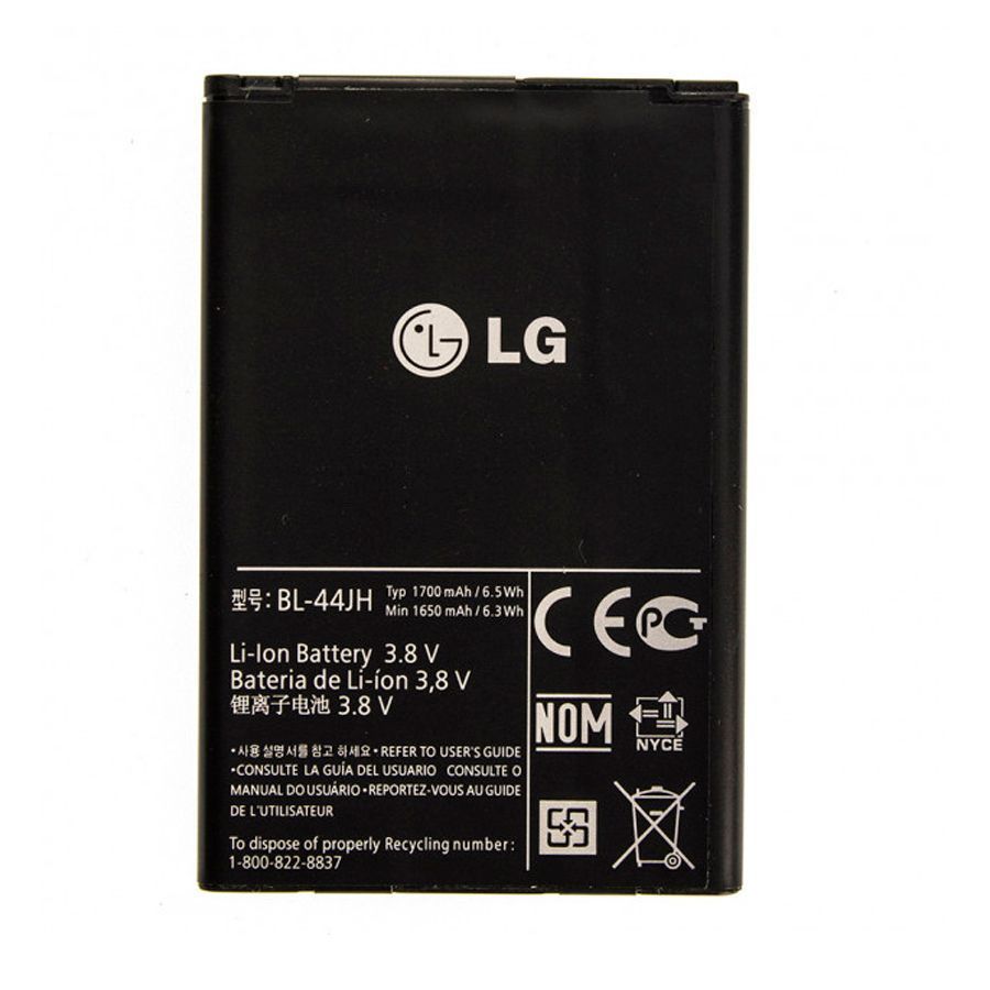 Аккумулятор LG BL-44JH кач. AAA E440 E445 E450 E455 E460 H410 P700 P705 P750 P870 143191 фото