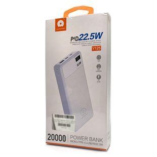 Power Bank Павербанк WUW Y125 PD 22.5W USB+Type-C+Micro 20000mAh 164462 фото