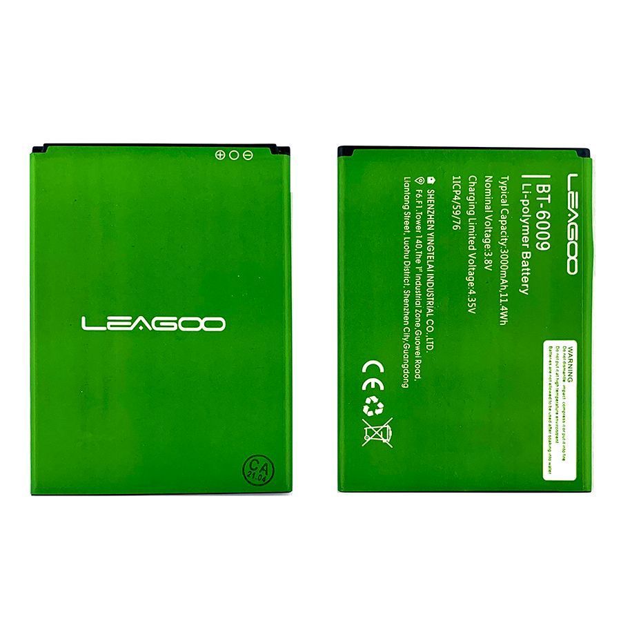 Аккумулятор Leagoo M13 BT-6009 оригинал Китай 3000 mAh 145378 фото
