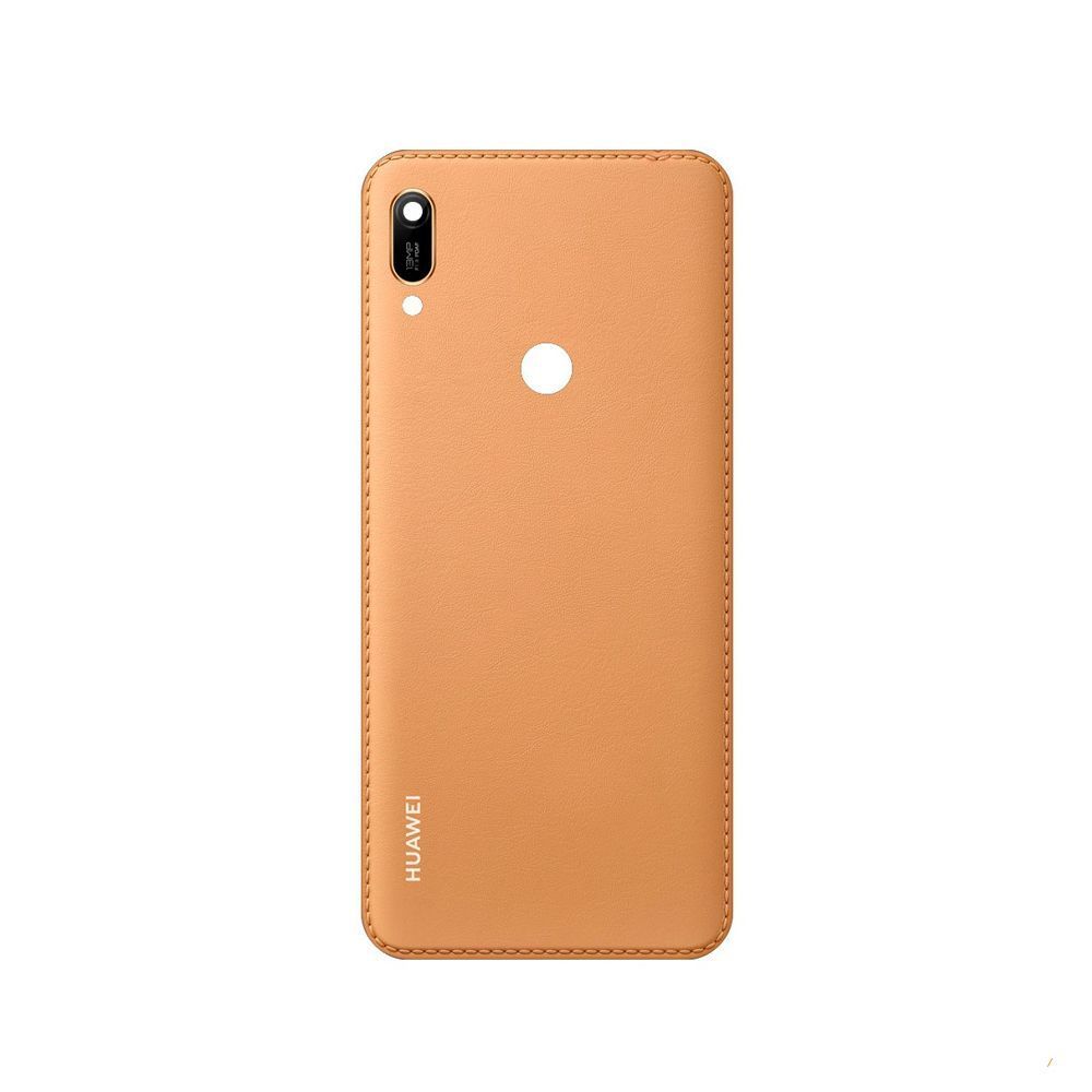 Задняя крышка Huawei Y6 2019 MRD-LX1, Y6 Prime 2019 (коричневая с отверстием под сканер) 162064 фото