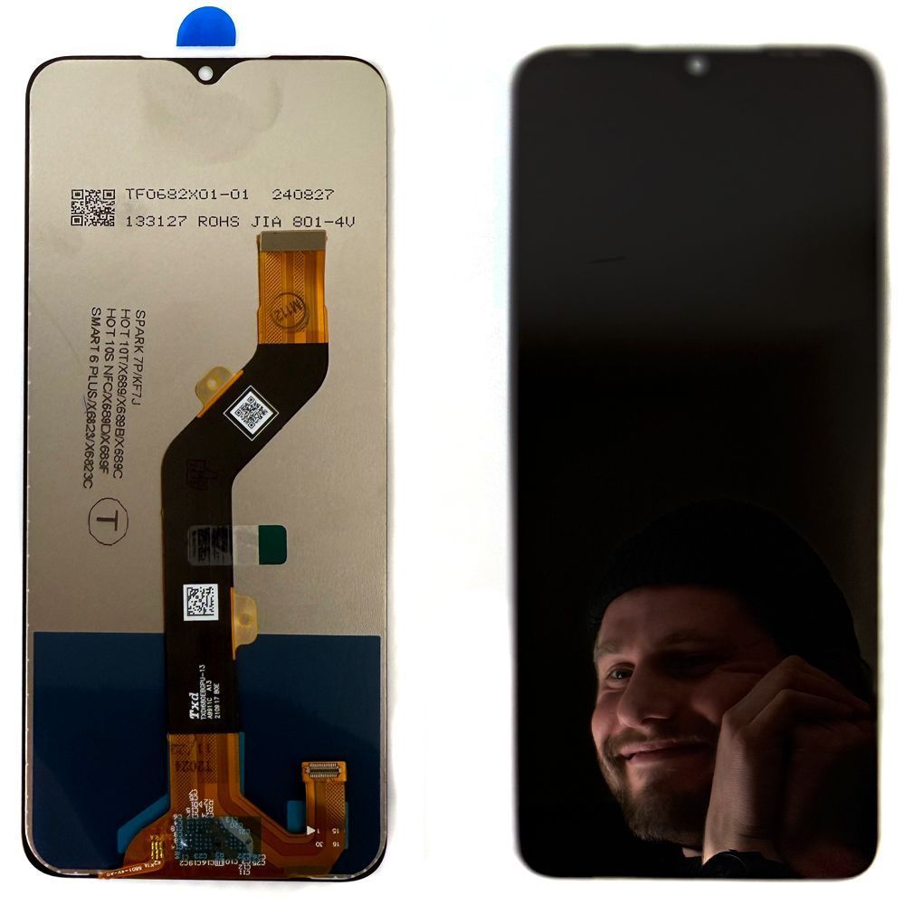Дисплей Infinix Hot 10S, Infinix Smart 6 Plus, Tecno Spark 7P + тачскрин (TXDI680EBGPU-13) 180962 фото