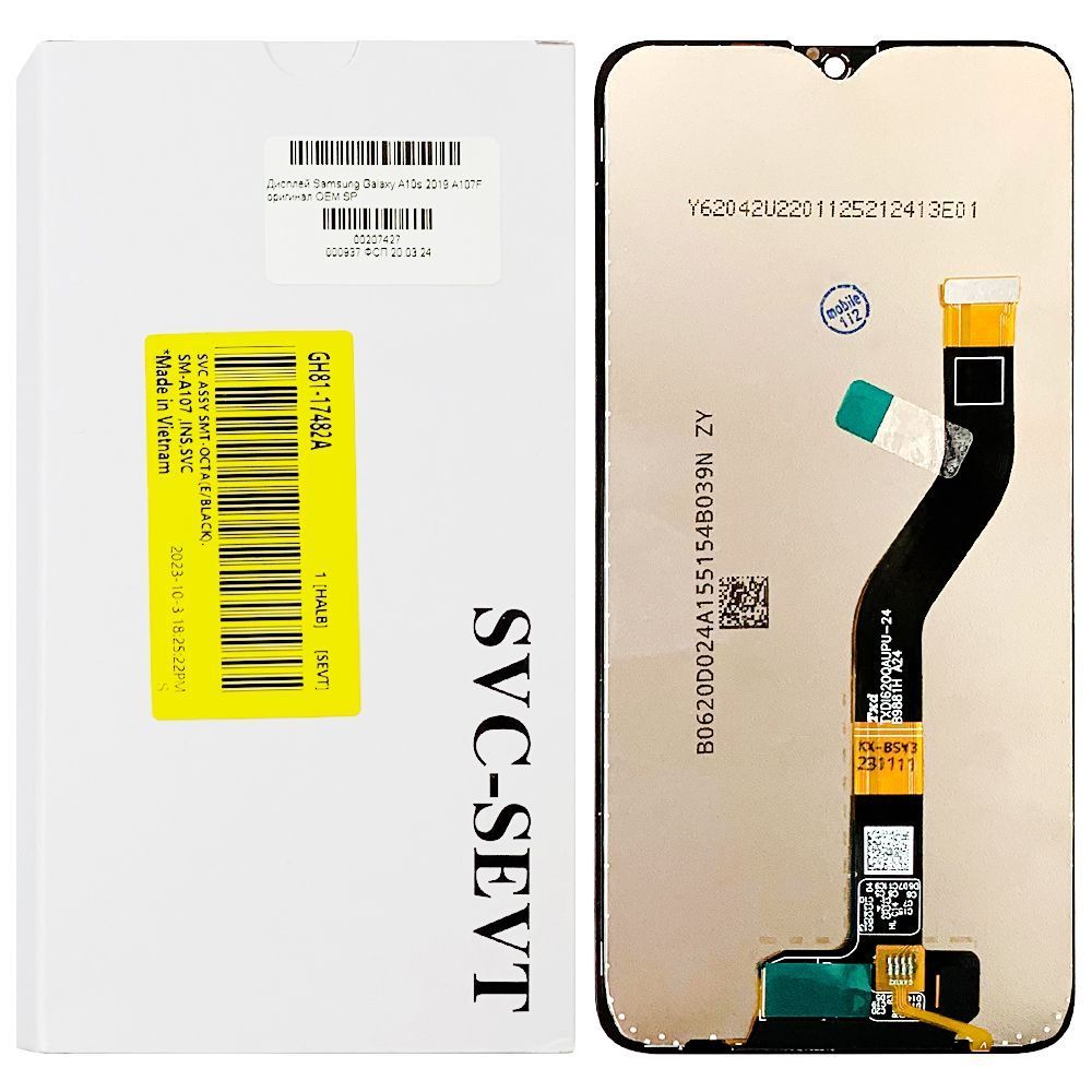 Дисплей Samsung Galaxy A10s 2019 A107F + тачскрин (оригинал OEM SP) 143099 фото