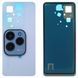 Задняя крышка Infinix Hot 40 X6836 (синяя оригинал Китай со стеклом камеры) 186917 фото