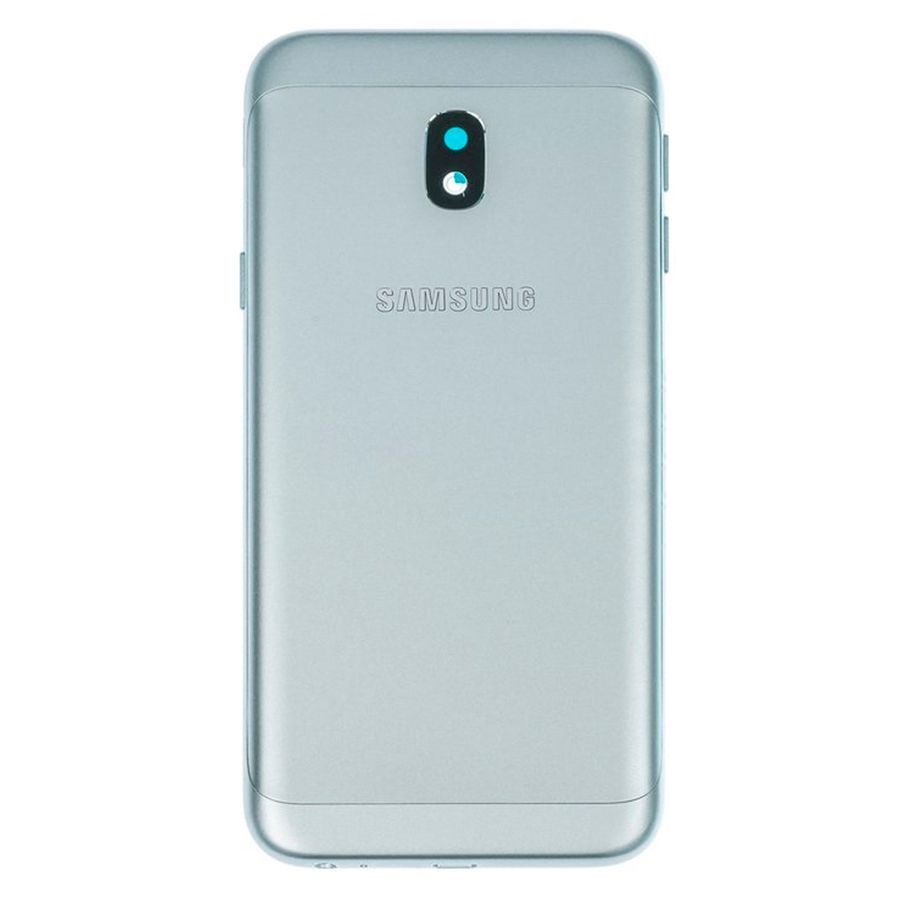 Задняя крышка Samsung Galaxy J3 2017 J330F (серебристая оригинал Китай со стеклом камеры) 161443 фото