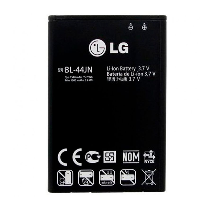 Аккумулятор LG BL-44JN кач. AAA E400 E405 E410 E420 E425 E430 E435 E460 E475 E510 E610 E612 E615 E730 E739 P690 P698 P699 P970 X130 X135 X145 143190 фото