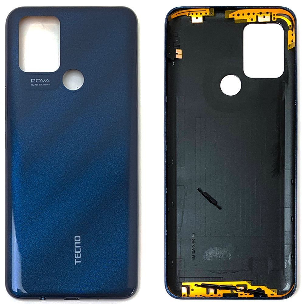 Задняя крышка Tecno Pova (синяя) 157777 фото