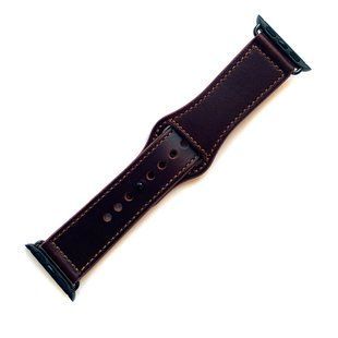 Кожаный ремешок Apple Watch 38 - 40 мм (темно-коричневый) 164651 фото