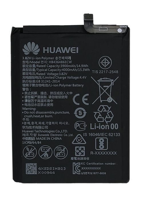 Аккумулятор Huawei HB436486ECW оригинал Китай Mate 10 10 Pro 20, P20 Pro 3900mAh 161568 фото