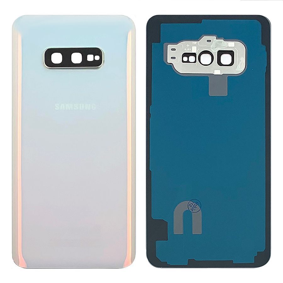 Задняя крышка Samsung Galaxy S10e G970F (белая оригинал Китай со стеклом камеры) 144746 фото