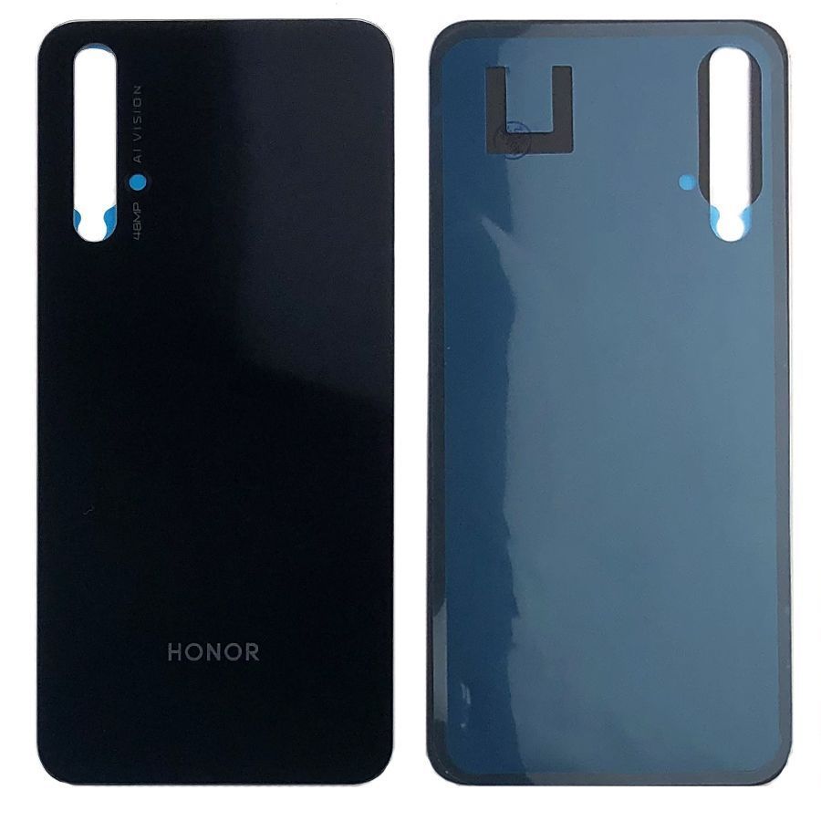 Задняя крышка Huawei Honor 20 YAL-L21, YAL-AL00, совм. Nova 5T (черная оригинал Китай) 163801 фото