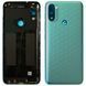 Задняя крышка Motorola Moto E20 XT2155 (голубая оригинал Китай без стекла камеры) 154071 фото