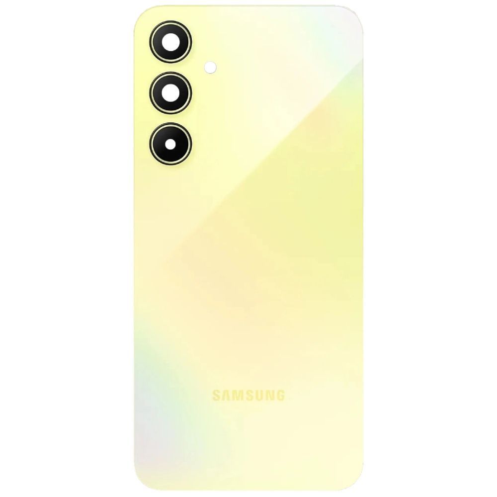 Задняя крышка Samsung Galaxy A35 5G A356E (желтая оригинал Китай со стеклом камеры) 193737 фото