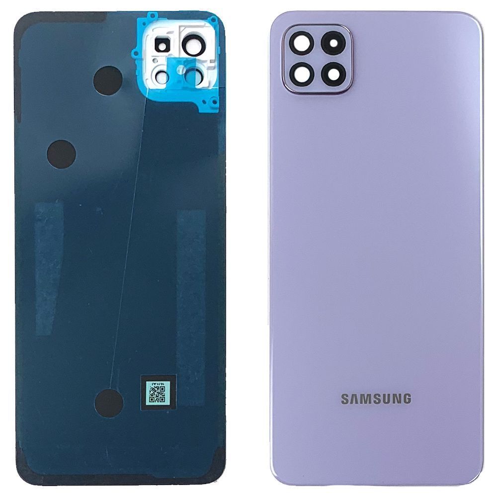Задняя крышка Samsung Galaxy A22 5G A226B (фиолетовая оригинал Китай со стеклом камеры) 161343 фото