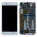 Дисплей Lenovo S60 + тачскрин (белый оригинал 100% с передней панелью) 152360 фото