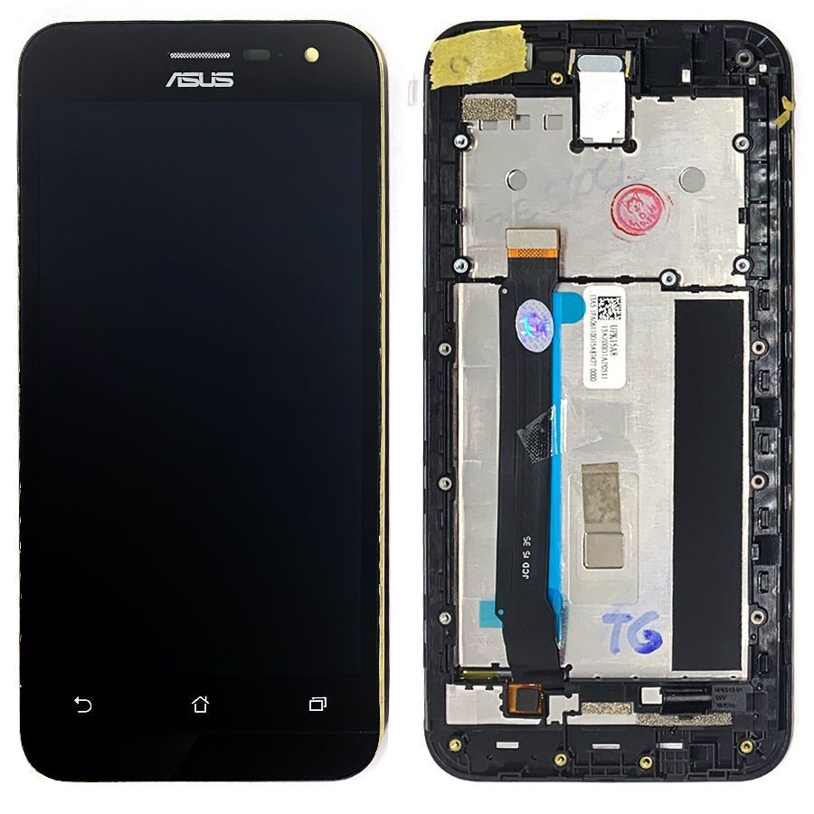 Дисплей Asus ZenFone 2 (ZE500CL) + тачскрин (черный с передней панелью оригинал 100%) 152155 фото