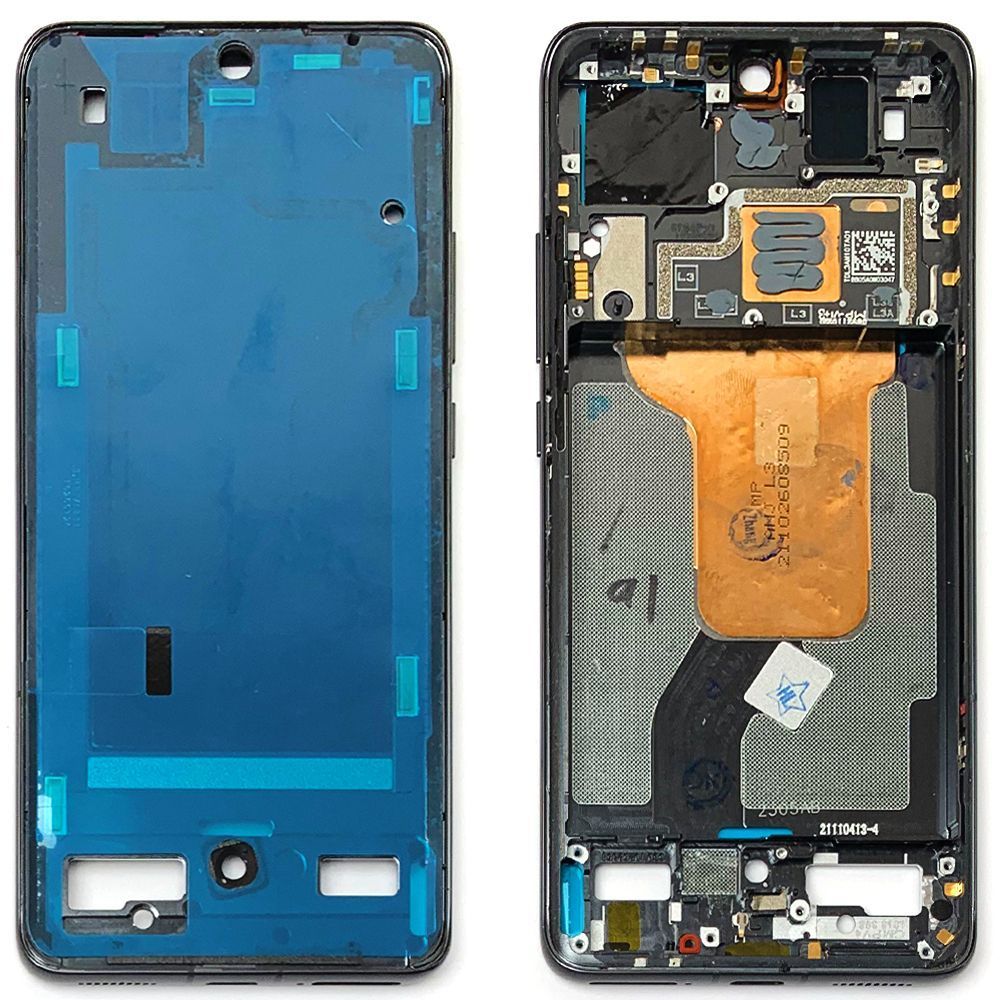 Рамка дисплея Xiaomi 12 (черная оригинал 100% разборка - снятая) 158183 фото