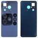 Задняя крышка Infinix Hot 40i X6528B (черная оригинал Китай со стеклом камеры) 186904 фото