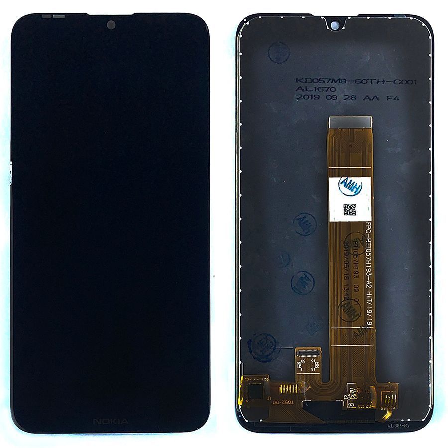 Дисплей Nokia 2.2 TA-1188 + тачскрин Распродажа (черный) 160028 фото