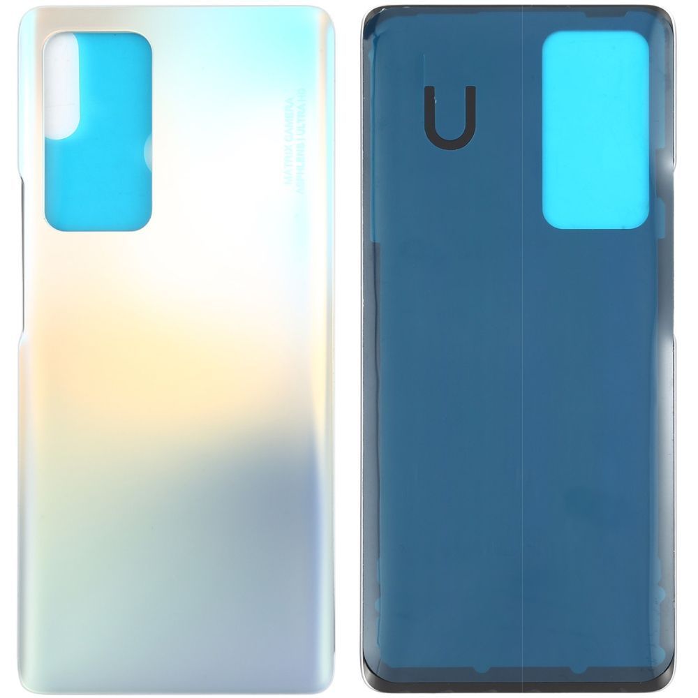 Задняя крышка Huawei Honor V40 5G YOK-AN10 (серебристая, Titanium Silver) 193893 фото