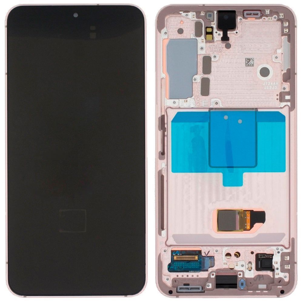 Дисплей Samsung Galaxy S22 5G S901B з тачскріном (оригінал Китай з рожевою рамкою) 185007 фото