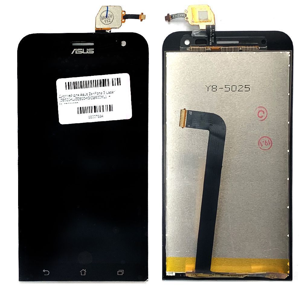 Дисплей Asus ZenFone 2 Laser (ZE500KL ZE500KG ZE500ML Z00ED) + тачскрин (черный) 152162 фото