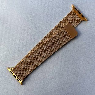 Металический ремешок Apple Watch 42 - 44 мм (желтое золото) 164662 фото