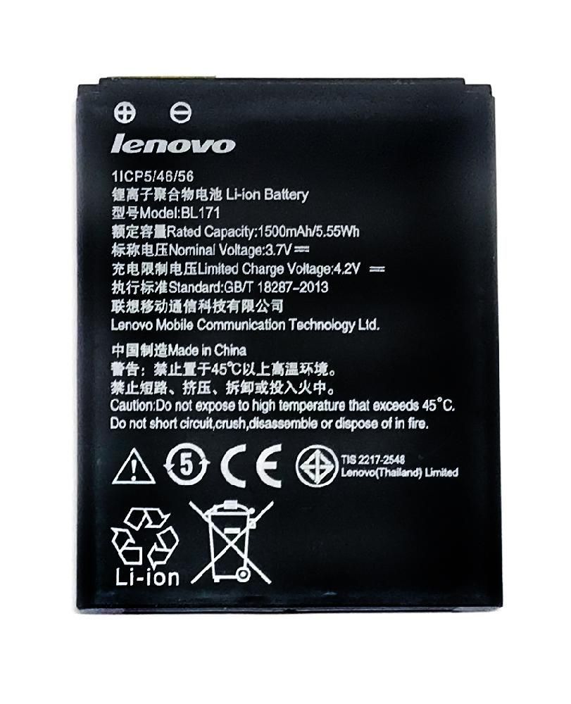 Аккумулятор Lenovo BL171 кач. AAA A319 A356 A368 A370e A376 A390 A390T A500 A60 A65 1500mAh 153595 фото