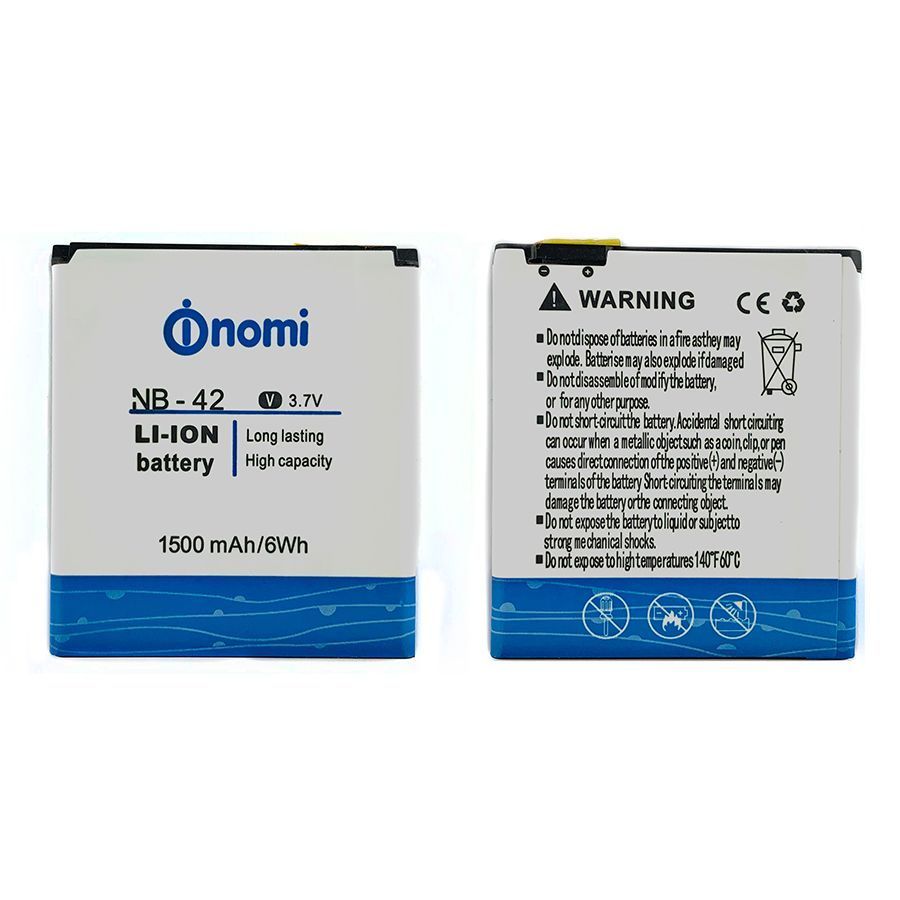 Аккумулятор Nomi NB-42 i401 оригинал Китай 154551 фото